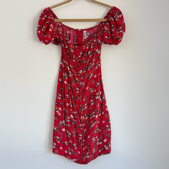 Rat and Boa Bambi Dress Floral Peasant Prairie Size XS - Picture 5 of 10